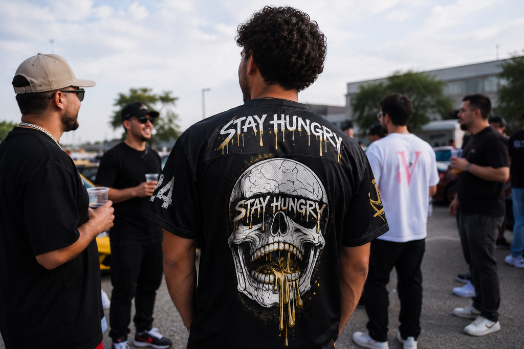 Stay Hungry Football Jersey