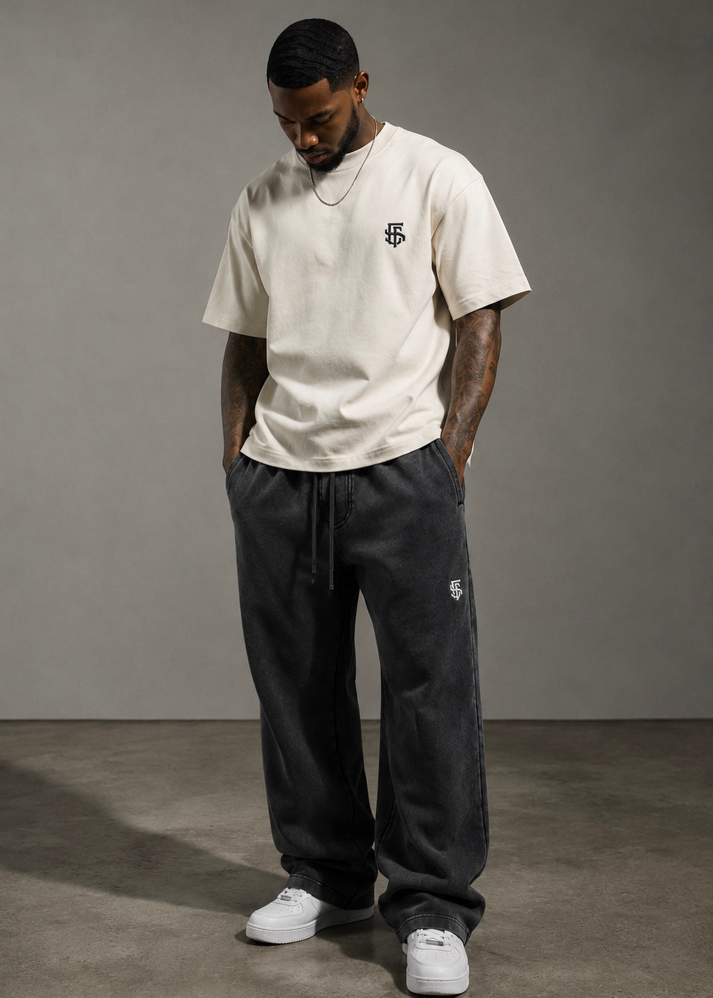 Snow Wash Heavyweight Sweatpants